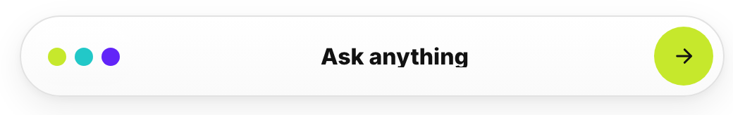 Ask anything toolbar